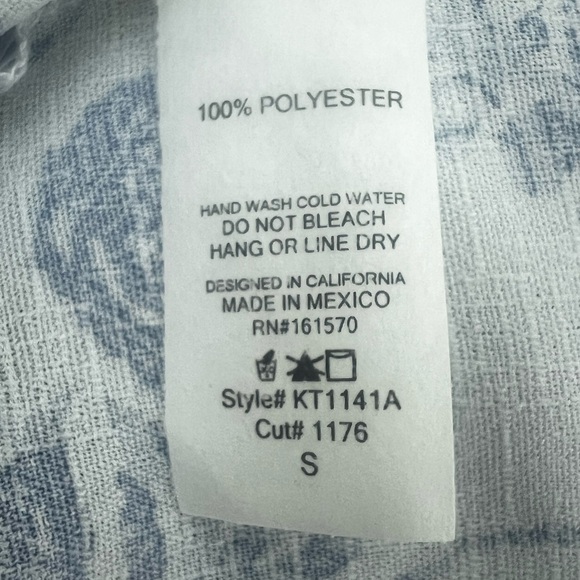 Kori Blue and White Floral Blouse - new with out  tag - Picture 5 of 5